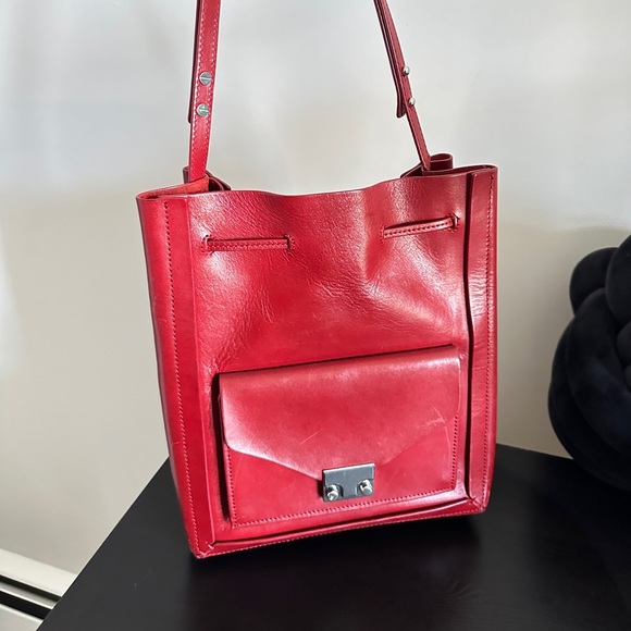 loeffler randall red bag - Picture 2 of 9